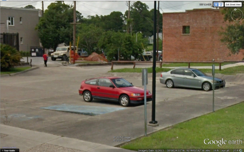 Illustration for article titled Some Oppo Worthy Rides Seen on Google Maps.